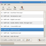 Convertir a cOgg, MP3, FLAC, AAC … desde Gnome [Linux]