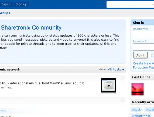 Sharetronix, CMS para crear un microblog