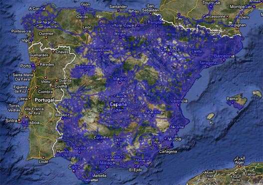 Google Street View para casi toda España