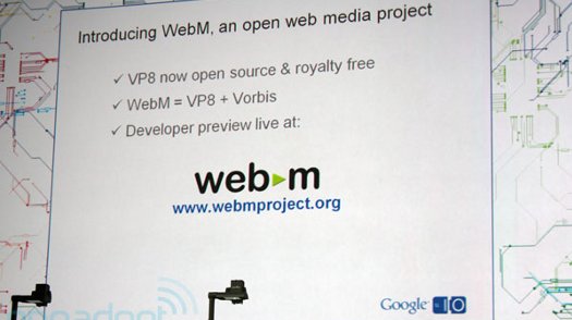 Google anuncia el formato de vídeo abierto WebM