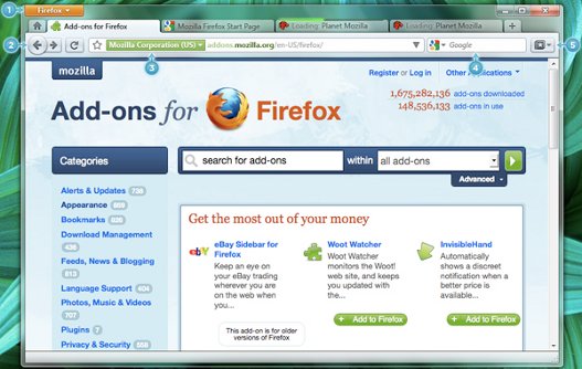 Actualización en la maqueta de Firefox 4