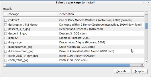 Instalar juegos en GNU/Linux con wisotool